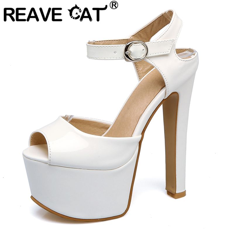 Women'S Shoes Plus Size - REAVE CAT Sandalias de mujer a