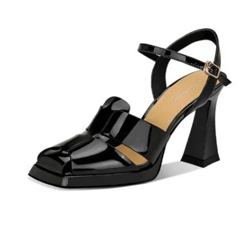 Ankle Strap Heels - Sandalias de tacón alto para Mujer,