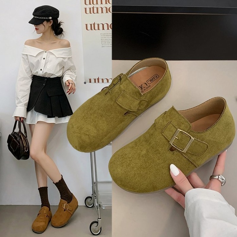 Women Shoes Formal - Zapatos Birken de gamuza con parte