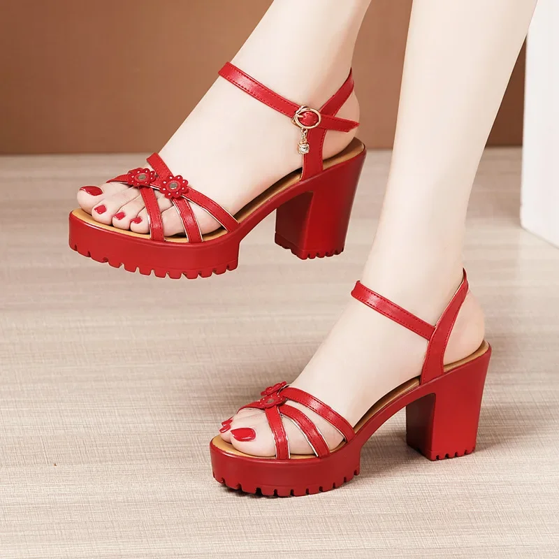 Women Shoes Formal - Sandalias de Plataforma con Tacón Alto
