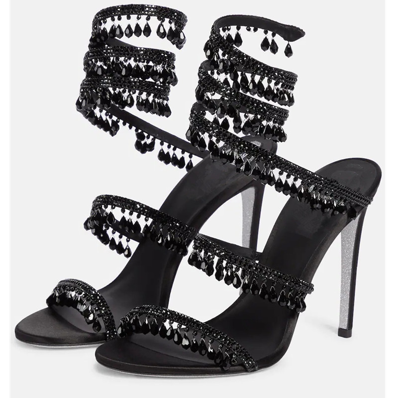 Sandalias de tacón de aguja co - Ankle Strap Heels reseña y precio
