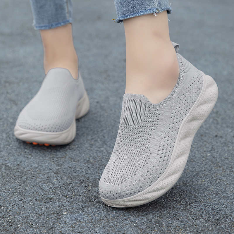 Zapatos planos de malla transp - Women'S Shoes In Wide Width reseña y precio