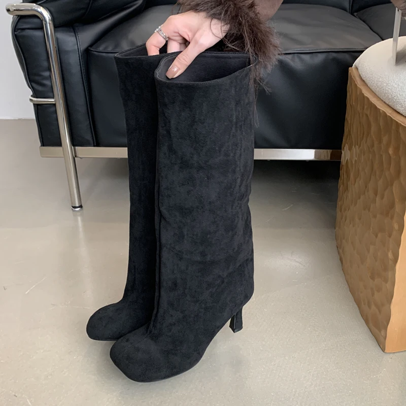 Eilyken, botas De invierno est - High Knee Heel Boots reseña y precio