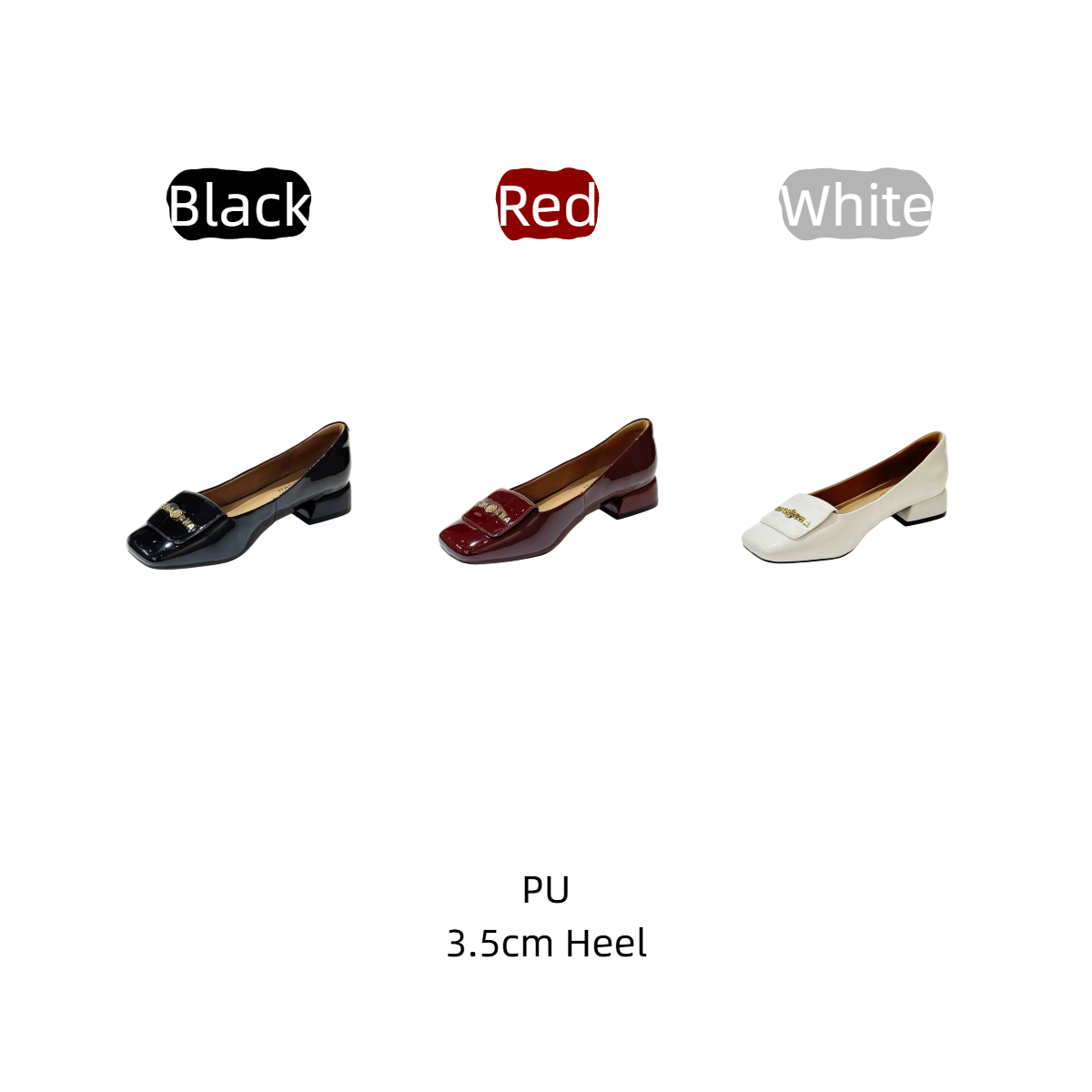 Zapatos de tacón cuadrado retr - Women'S Shoes Plus Size reseña y precio