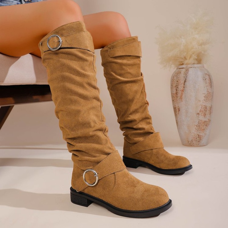 Botas Vaqueras Vintage Estilo  - High Knee Heel Boots reseña y precio