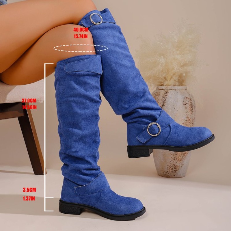 Botas Vaqueras Vintage Estilo  - High Knee Heel Boots reseña y precio
