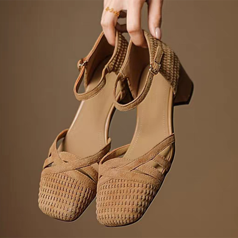 Sandalias de tacón alto de tej - Ankle Strap Heels reseña y precio