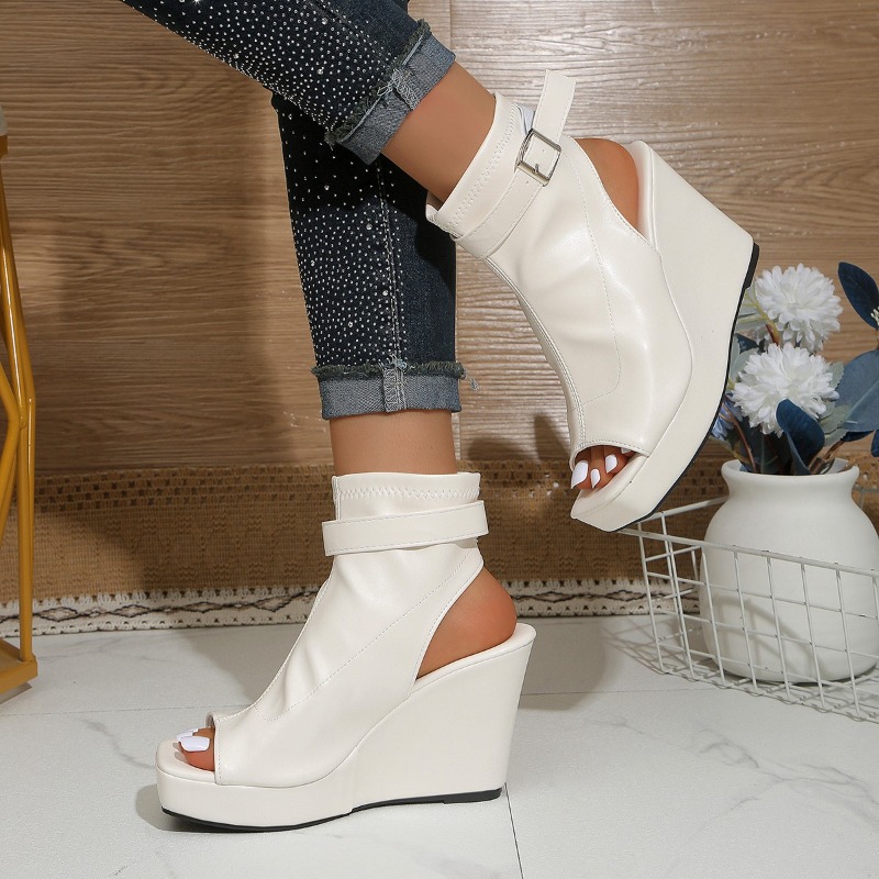 Sandalias de Plataforma con Pu - Women'S Shoes Plus Size reseña y precio