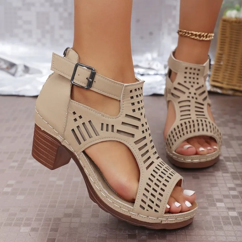 Sandalias de mujer de estilo r - Cork Wedge Sandal reseña y precio