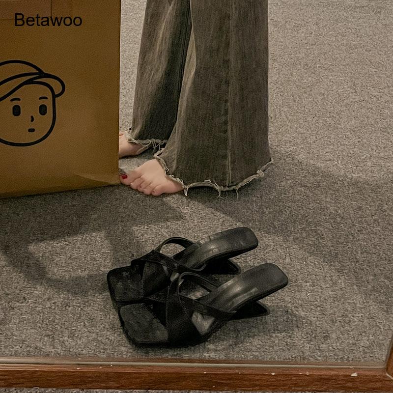 Sandalias de tacón de bloque c - Ankle Strap Heels reseña y precio