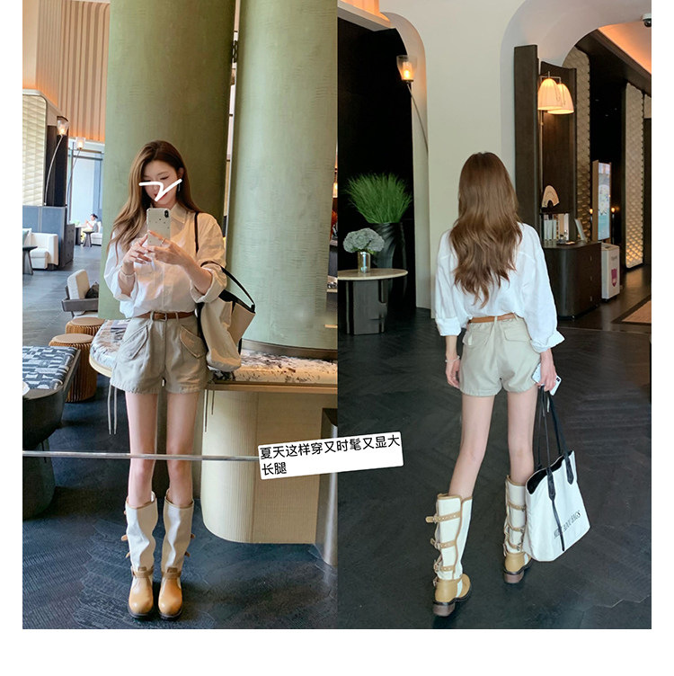 Botas de mujer con tacón de 4  - High Knee Heel Boots reseña y precio