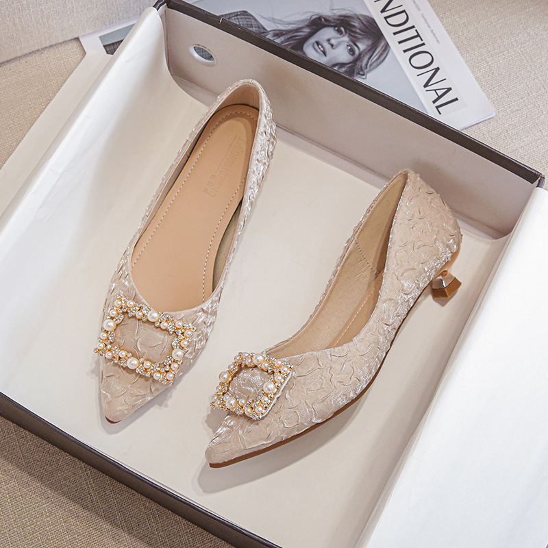 Zapatos de Tacón Bajo con Punt - Ankle Strap Heels reseña y precio